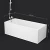 Ванна акриловая AM.PM Gem W93A-180-080W-A Белый 180x80 см фото 9