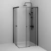 Душевой уголок Am.Pm X-Joy W94G-403-100100-BT1K профиль черный матовый, стекло прозрачное, 100x100x190 фото 6