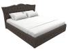 Интерьерная кровать Лига Диванов Герда 123068 коричневый 180x200 фото 4