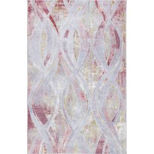 Ковер Safyun Dokuma Alissa AS 739 GREY/PINK Прямоугольник 1.5x2.3