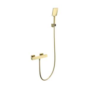 Смеситель для душа Wonzon & Woghand WW-B2062-A-BG термостатический, брашированное золото