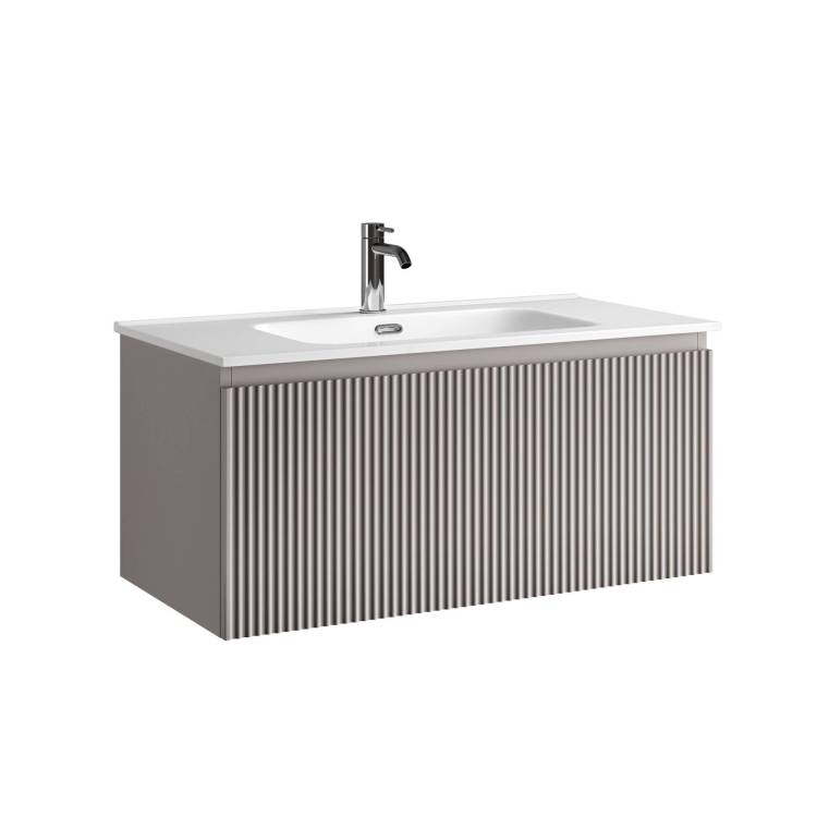 Тумба с раковиной Sancos Snob R 1.0 Doha Soft, 90x42.6