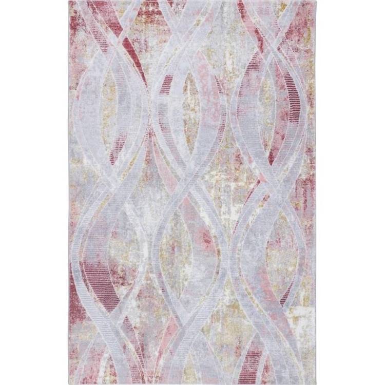 Ковер Safyun Dokuma Alissa AS 739 GREY/PINK Прямоугольник 1.5x2.3