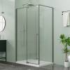 Душевой уголок Azario Male AZ-J50-12080-MGR-CL профиль графит матовый, стекло прозрачное, 100x80x195 фото 2