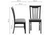 Стул Woodville Ganover 1602 cappuccino фото 2