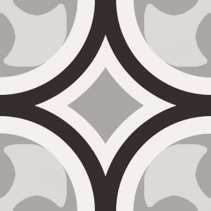 Декор Sant Agostino Patchwork Black White B&W 01 20x20