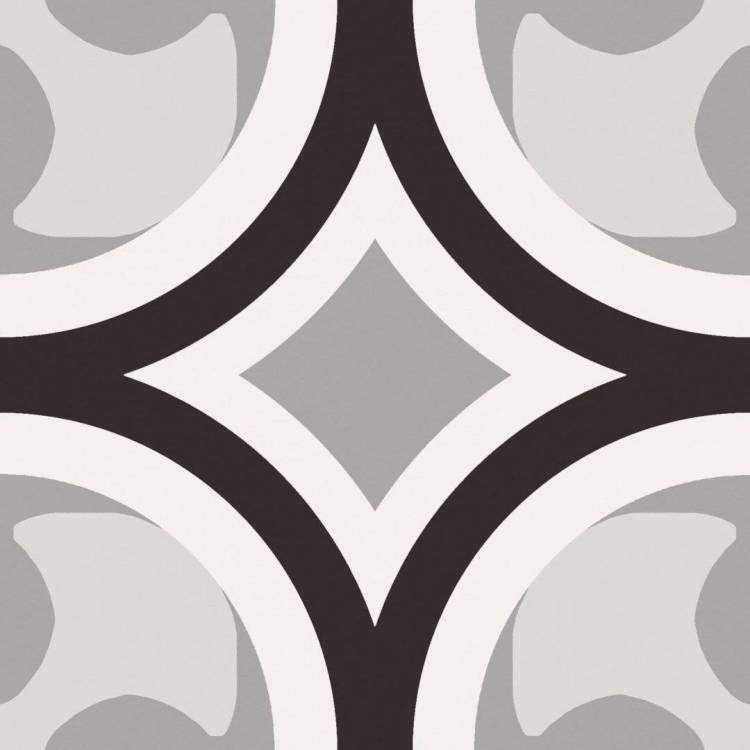 Декор Sant Agostino Patchwork Black White B&W 01 20x20