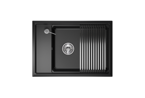 Мойка кухонная Granula Kitchen Space KS-7305 шварц