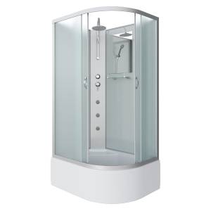 Душевая кабина Niagara Classic NG-2310-14LBKTG (1200x800x2100-2400) с высоким поддоном (40см)