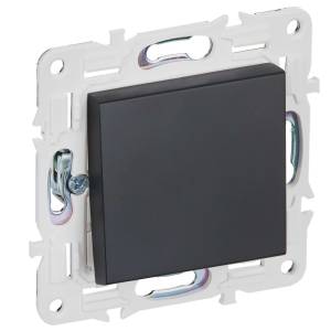 Выключатель 1-клавишный перекрестный IEK Skandy SK-V13-0-10-K02 черный