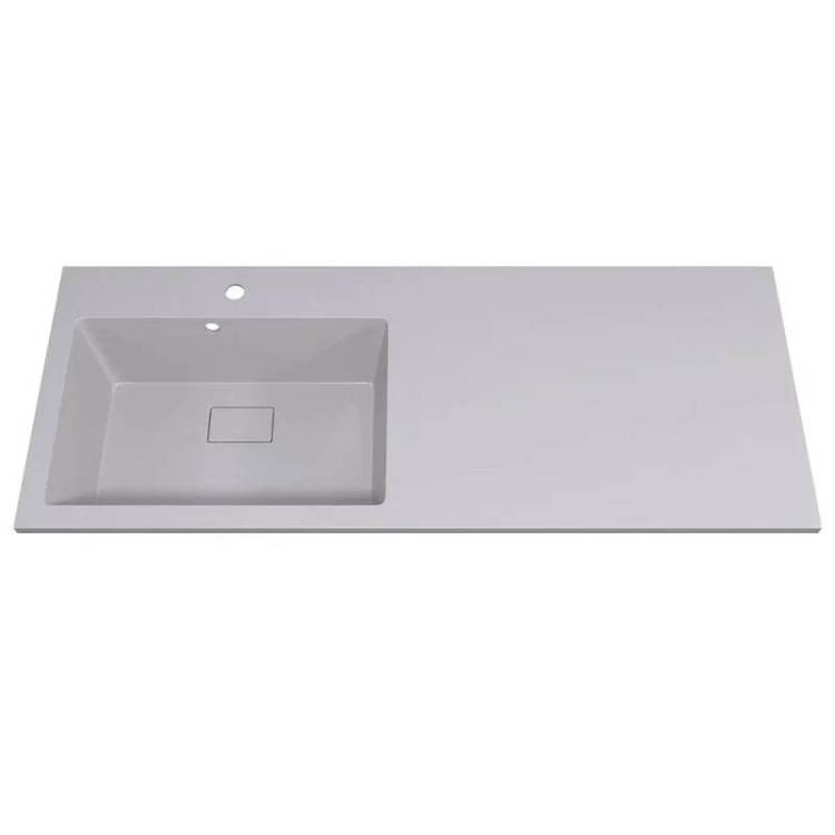 Раковина Uperwood Cosmos Quartz RCosmos Quartz120LJ над стиральной машиной, левая, жасмин, 120x48