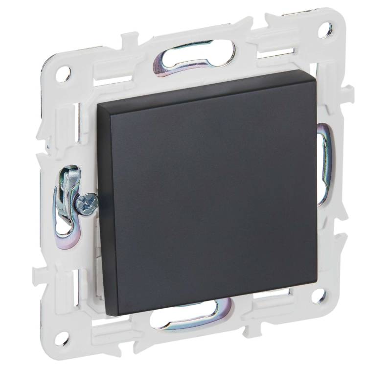 Выключатель 1-клавишный перекрестный IEK Skandy SK-V13-0-10-K02 черный