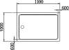 Поддон для душа Cezares Tray TRAY-A-AH-110/100-15-W 110x100, с сифоном фото 3