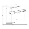 Смеситель для раковины Laparet Nobia N3015402LPT, хром фото 4