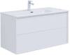 Тумба под раковину Aquanet Lino 80 287542 белый глянец