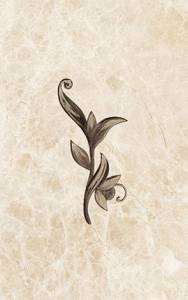 Декор Laparet Illyria marrone 25x40 Декор Laparet Illyria marrone 25x40