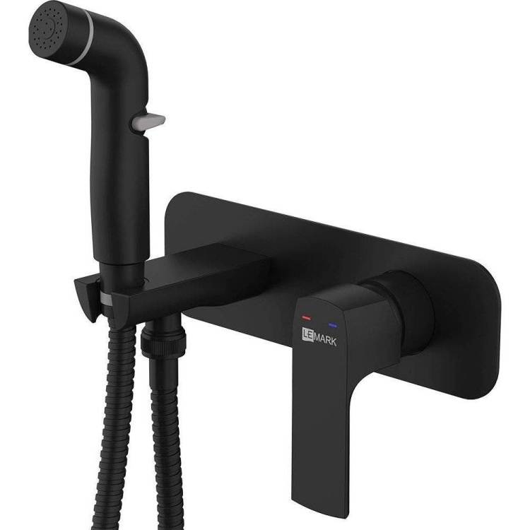 Гигиенический душ Lemark Ursus LM7220BL со смесителем, с внутренней частью