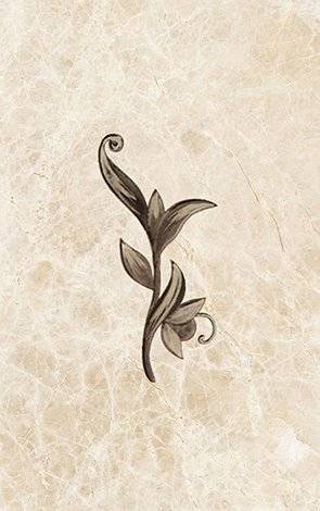 Декор Laparet Illyria marrone 25x40