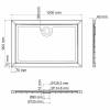 Поддон для душа Wasserkraft Salm 27T 120х90 фото 3