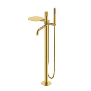 Смеситель для ванны Boheme Stick 129-MG.3 напольный, Matt Gold Linea