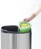 Мусорное ведро Brabantia Touch Bin New 100680 двухсекционное фото 4