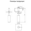 Дозатор Grocenberg AC0032BL встраиваемый, черный фото 3