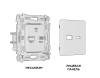 Комплект механизма розетки 2USB A+C 20W (быстрая зарядка) Ambrella Volt Alfa MA511010 фото 3