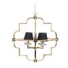Подвесная люстра Lumina Deco Baltimore LDP 8020-4 GD+BK фото 2
