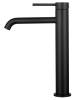 Смеситель для раковины Wonzon & Woghand WW-88239017-MB высокий, черный матовый фото 2