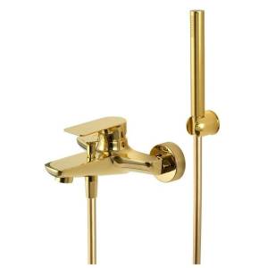 Смеситель для ванны Remer Infinity I02DO золотой глянцевый