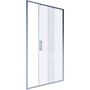Душевая дверь в нишу Alex Baitler AB61C150 профиль сатин, стекло прозрачное, 150x200