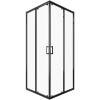 Душевой уголок Alex Baitler AB1490B1 профиль черный, стекло прозрачное, 90x90x200