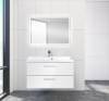 Тумба под раковину Belbagno Aurora AURORA-900-2C-SO-BL 90x45x50 Bianco Lucido подвесная с двумя выкатными ящиками фото 4