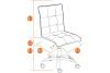 Стул компьютерный Tetchair Zero 13954 флок розовый 137 фото 12