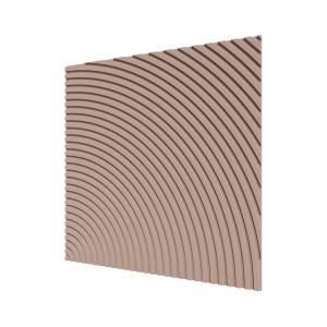Стеновая квадратная панель МДФ Ликорн Круги лиловая 50x50x0.8