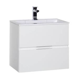 Тумба с раковиной Aquanet Алвита 60 белая