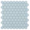 Мозаика Vidrepur Hex Nordic № 925 Голубой (на сетке) 30.7x31.7