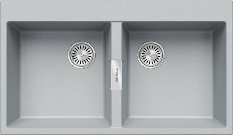 Кухонная мойка Tolero Loft TL-862 856356 Платина 50x86