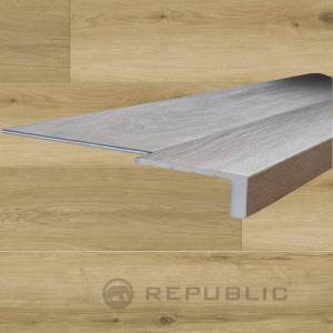 Ступень из кварц-винила Republic Floor Max Grizzly STRENACG007 Lost 2390x114