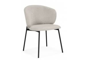 Стул на металлокаркасе Woodville Рикко 674676 бежевый (05 beige) / черный