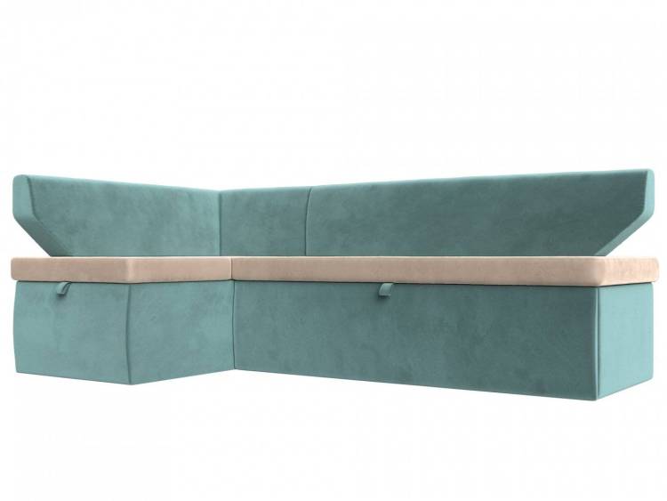 Диван угловой Лига диванов Омура 113187L Бежевый Левый