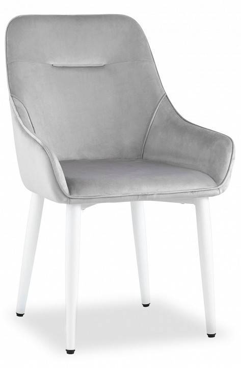 Кресло Stool Group Диана MC101-2 KD HLR-14 велюр серебристый (ножки белые)