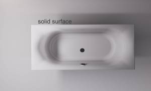 Ванна из искусственного камня Астра-Форм Лира 170x75 Solid Surface, белая матовая
