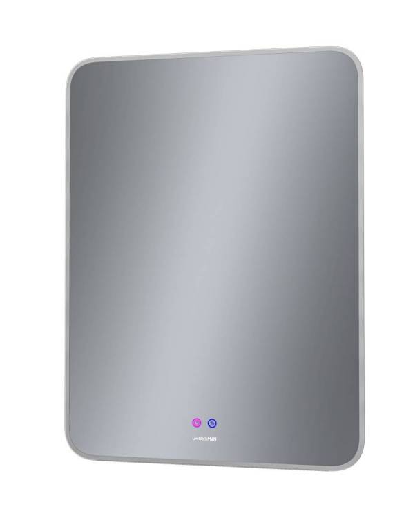 Зеркало Grossman ELEGANS-норма 176080 600x800x45, LED с сенсорным выключателем и подогревом