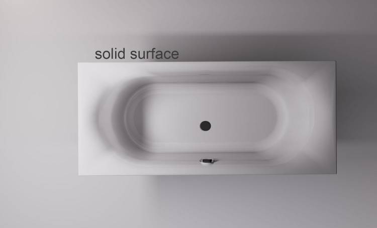 Ванна из искусственного камня Астра-Форм Лира 170x75 Solid Surface, белая матовая