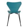 Стул Bradex Home Seven FR 0421, голубой с черными ножками фото 4