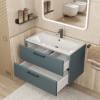 Тумба с раковиной Uperwood Foster New подвесная, серый графит, 80 см фото 5
