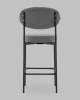 Стул полубарный Stool Group Бриф DD AV 477-C83-9005 (PP) серый, велюр фото 5