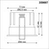 Встраиваемый точечный светодиодный светильник Novotech Eclat 359887 фото 7