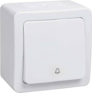 Выключатель 1-клавишный IEK Гермес Plus EVMP13-K01-10-54-EC белый